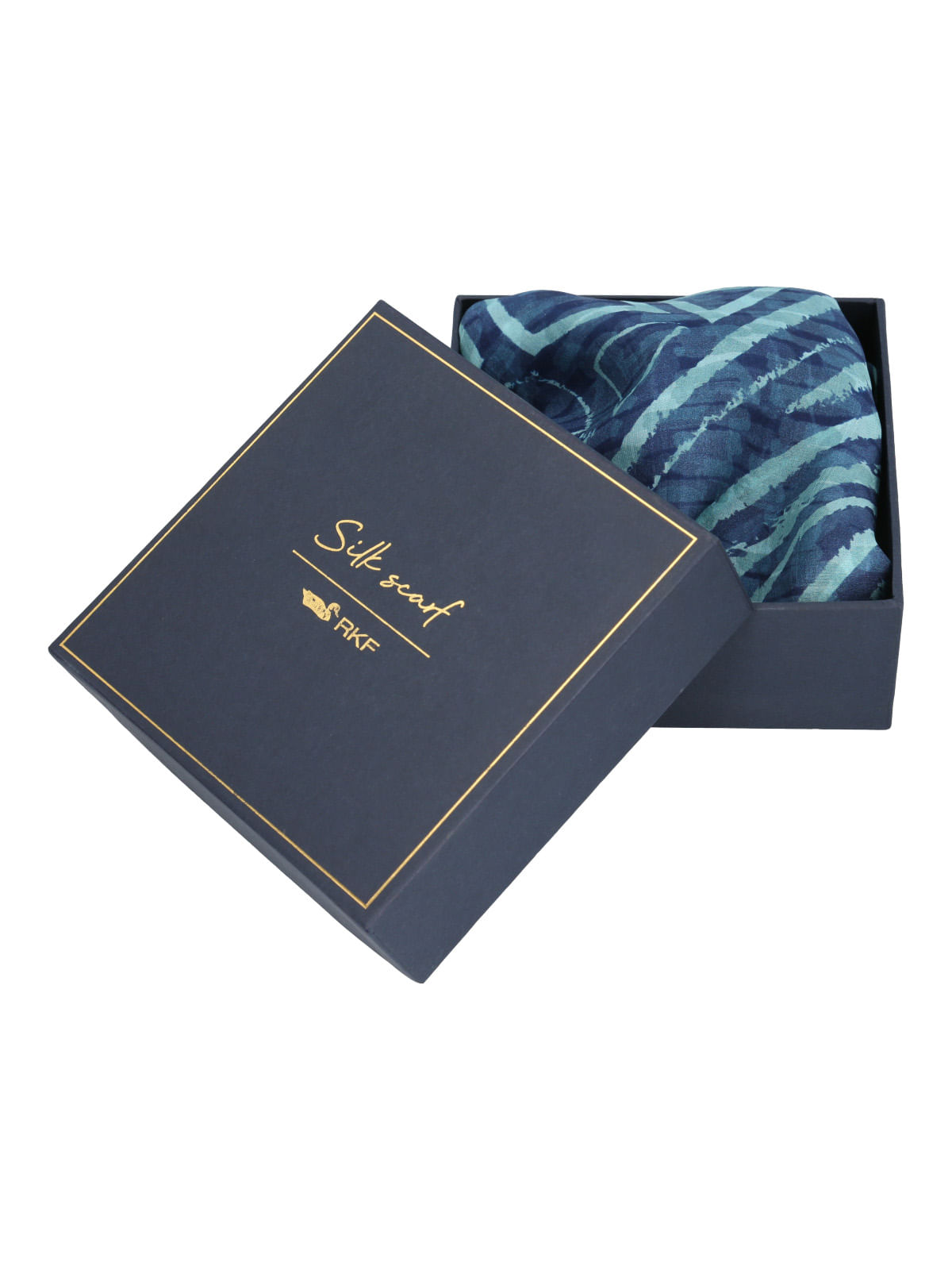 Pañuelo Seda Mujer Rkf Silk Blunt Azul Rockford