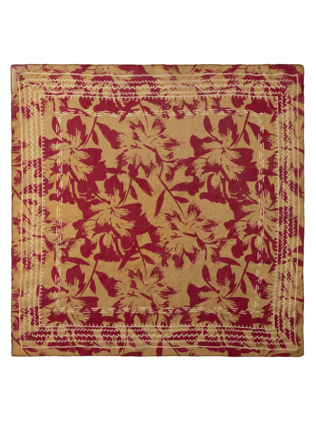 Pañuelo Seda Mujer Rkf Silk Bisset Rosado Rockford