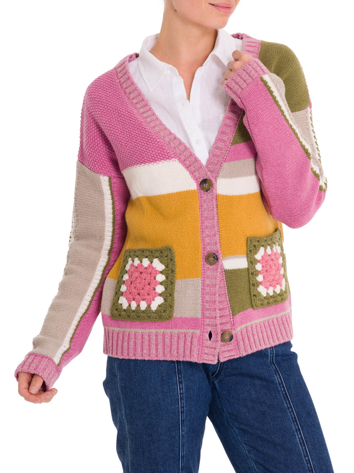 Sweater Lana Mujer Mercedario Rosado Rockford