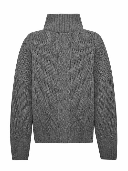 Sweater Alpaca Mujer Kun Gris Rockford