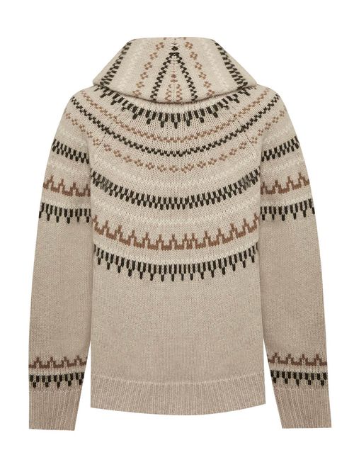 Sweater Lana Merino Mujer Colisseo Beige Rockford