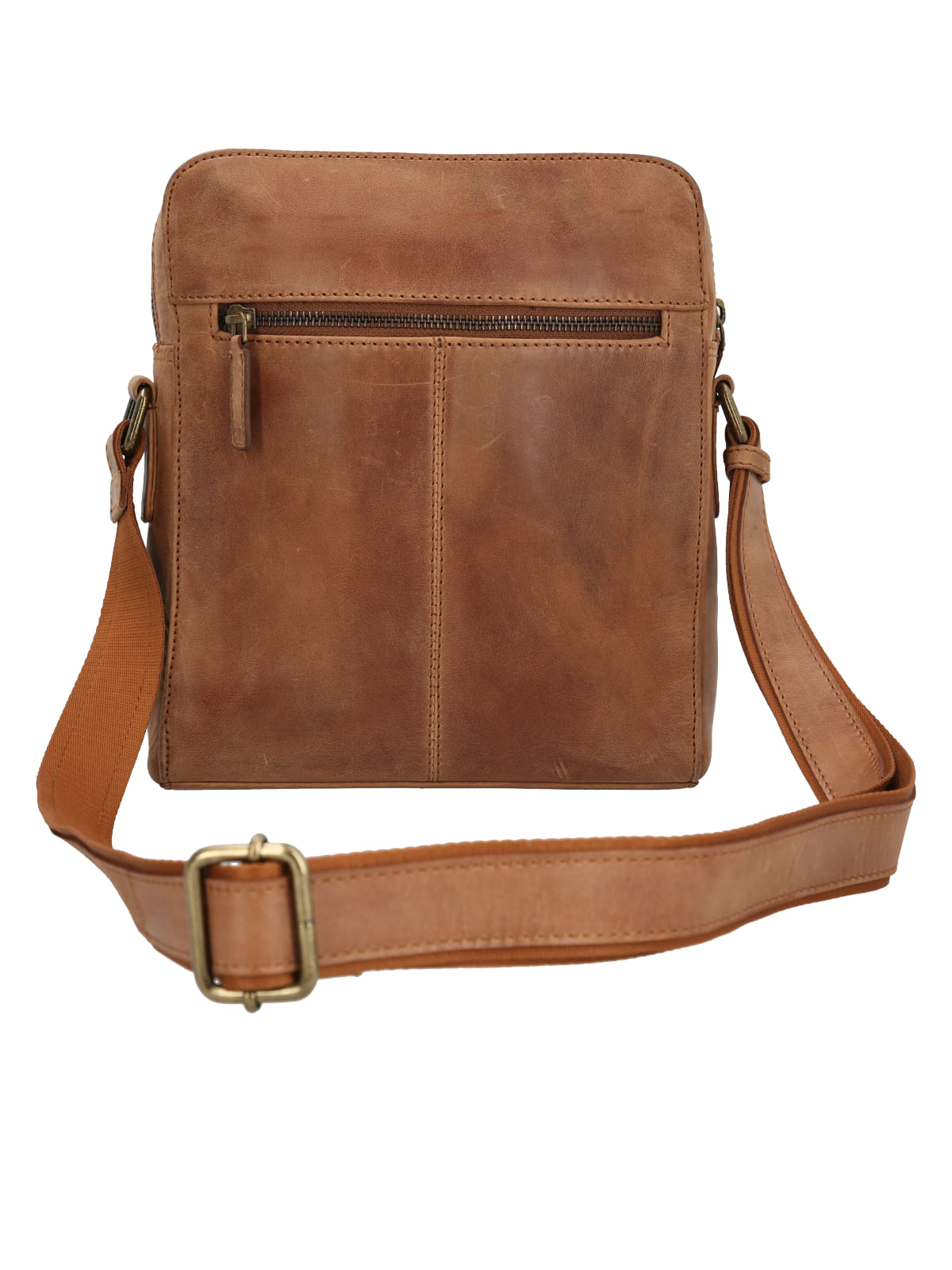 Mochila Cuero Unisex Fd Christie Cross Camel Rockford