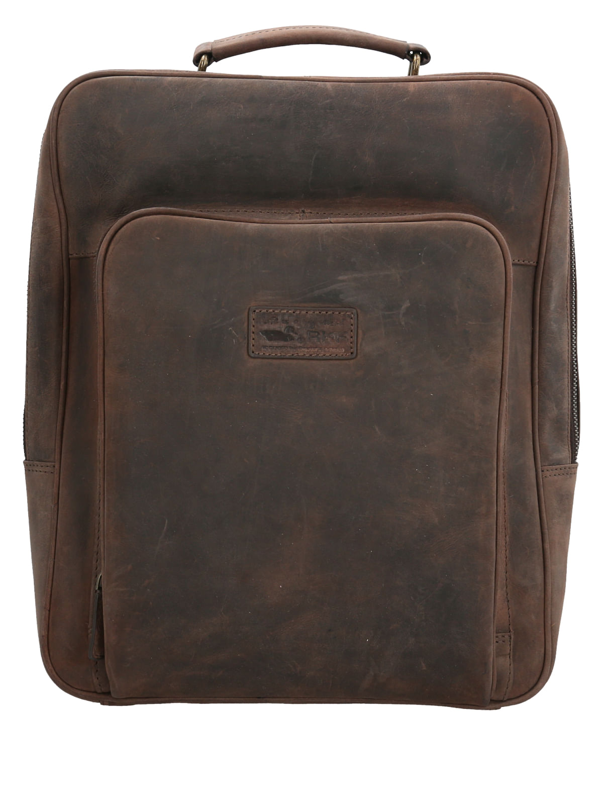 Mochila Cuero Unisex Om Craig Back Café Rockford