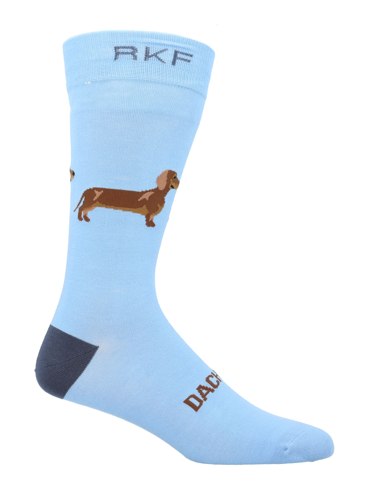 Calcetín Bambú Hombre C Dachshund Azul Rockford