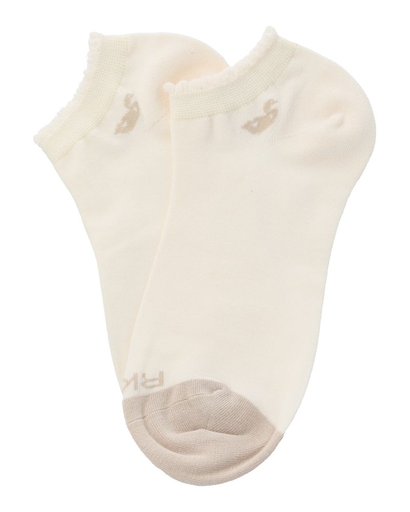 Calcetin-Bambu-Mujer-Ped-St-Plain-Crema-Rockford