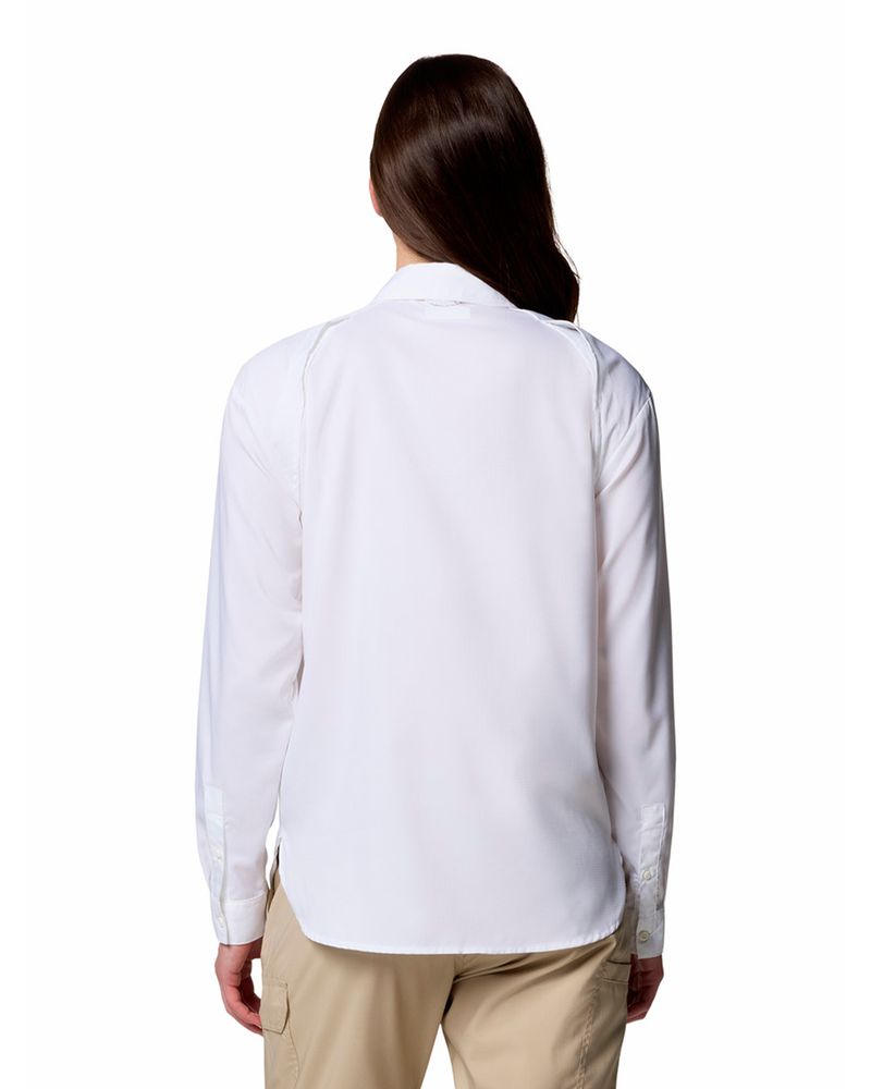 Blusa-Manga-Larga-Mujer-Silver-Ridge-Utility-Blanco-Columbia