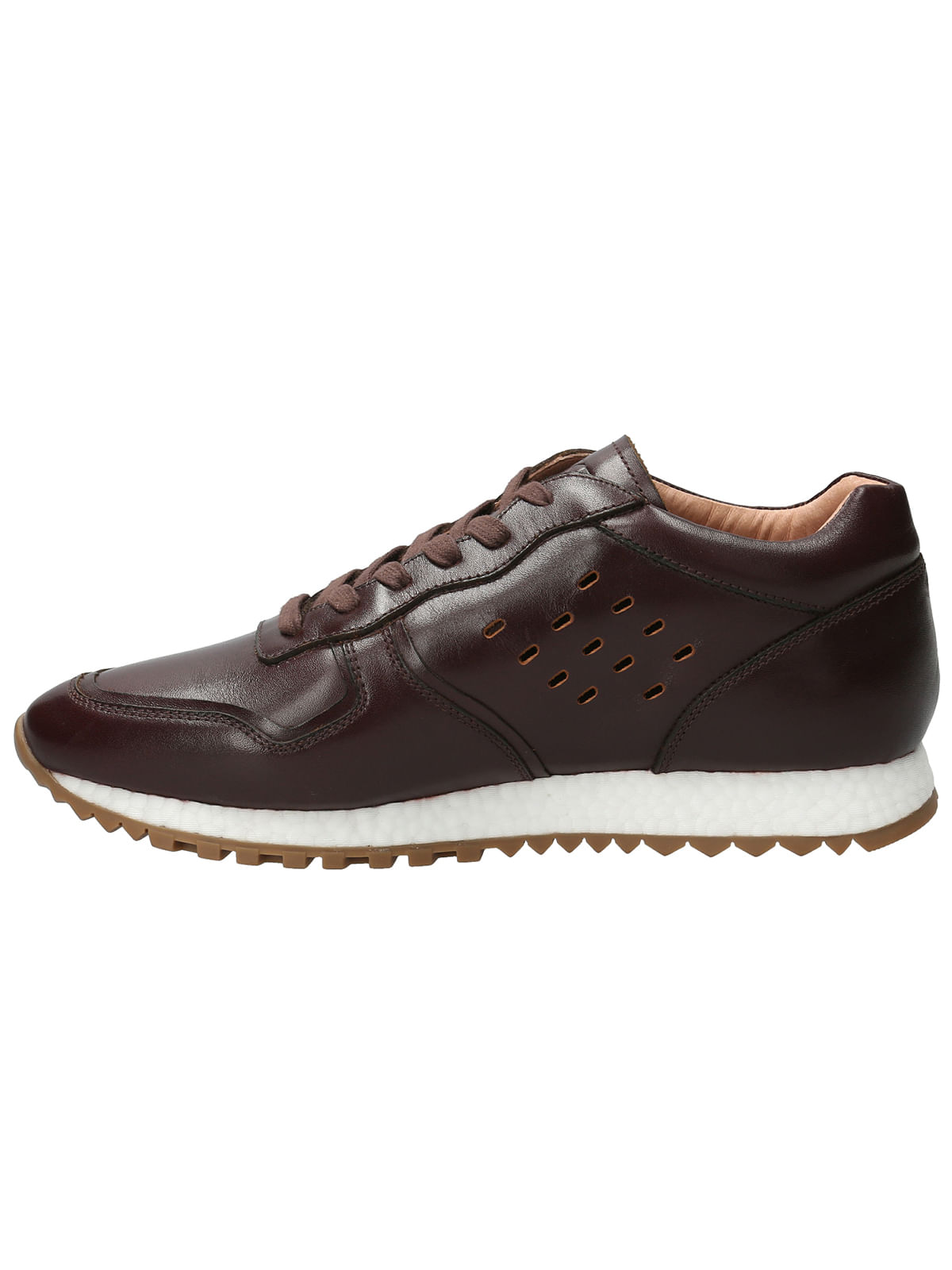 Zapatilla Cuero Hombre Graig Café Oscuro Rockford