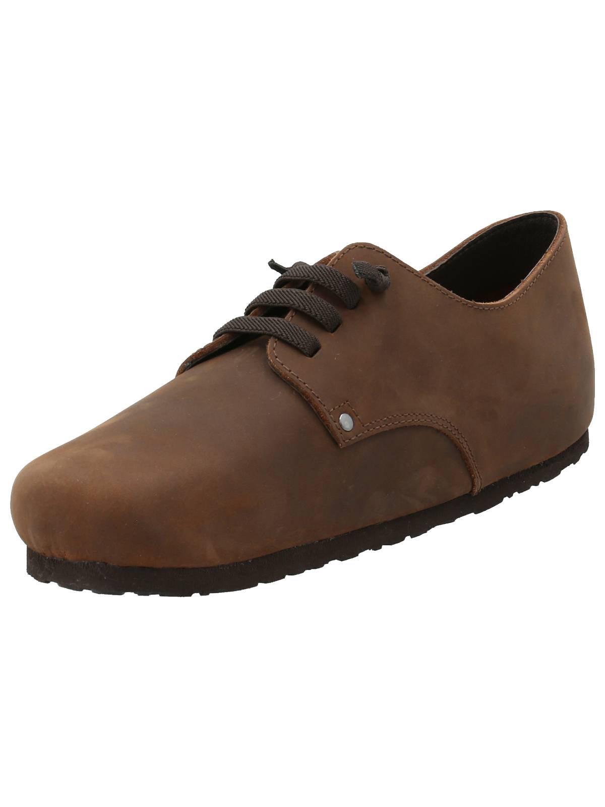 Zapato Cuero Mujer Gennova Café Rockford