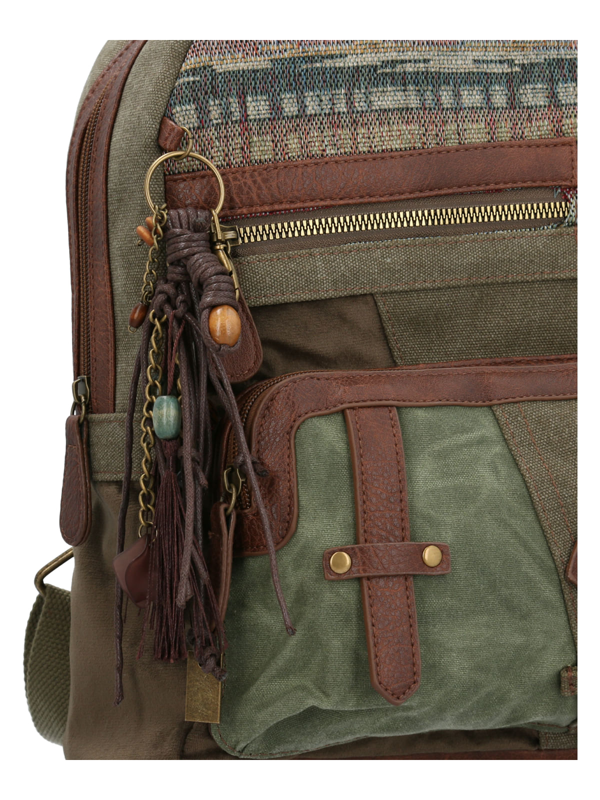 Cartera Textil Mujer Carmina Back Verde Rockford