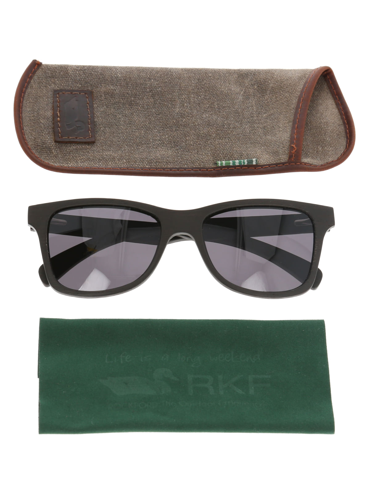 Anteojos De Sol Madera Hombre RKF Portofino Café Rockford