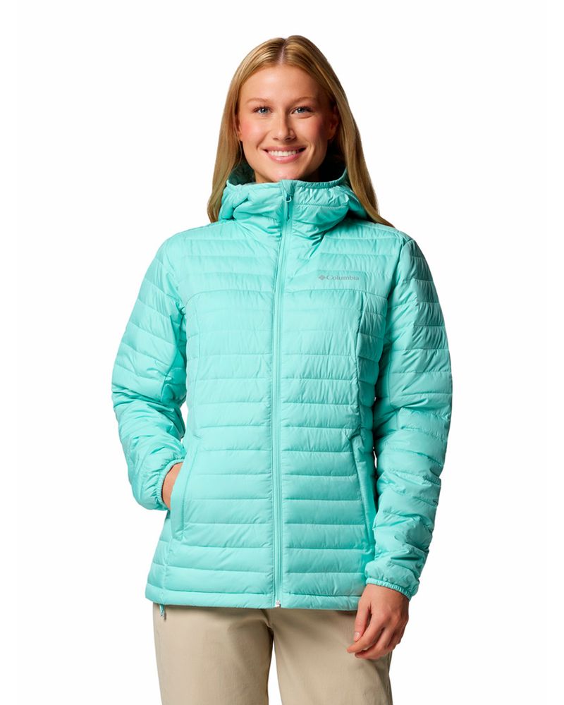 Parka-Mujer-Silver-Falls-II-Hoodie-Verde-Columbia