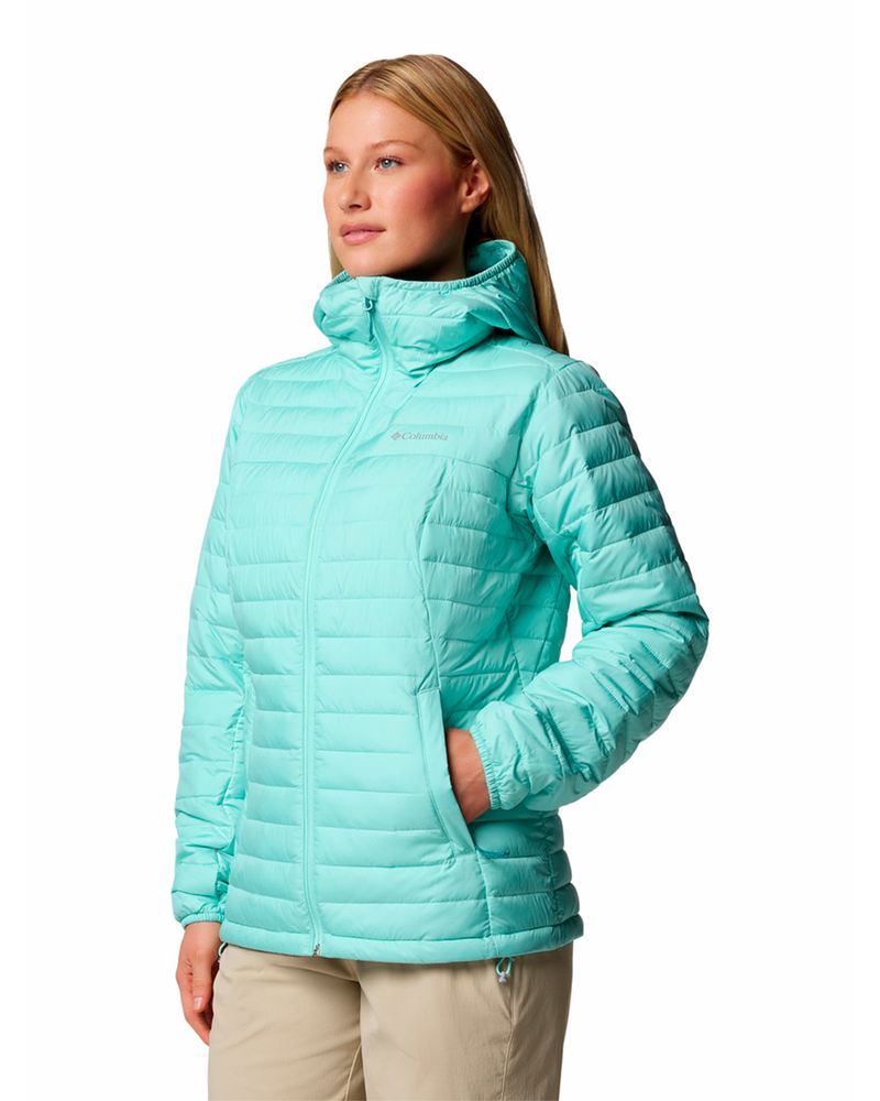 Parka-Mujer-Silver-Falls-II-Hoodie-Verde-Columbia