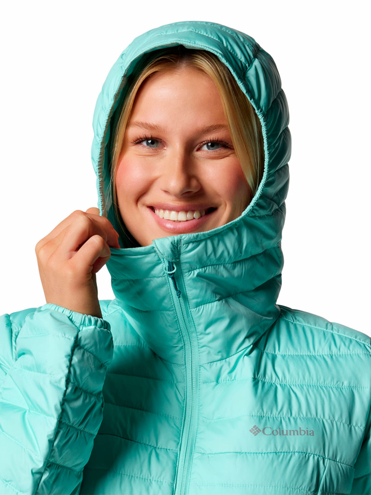 Parka Mujer Silver Falls II Hoodie Verde Columbia