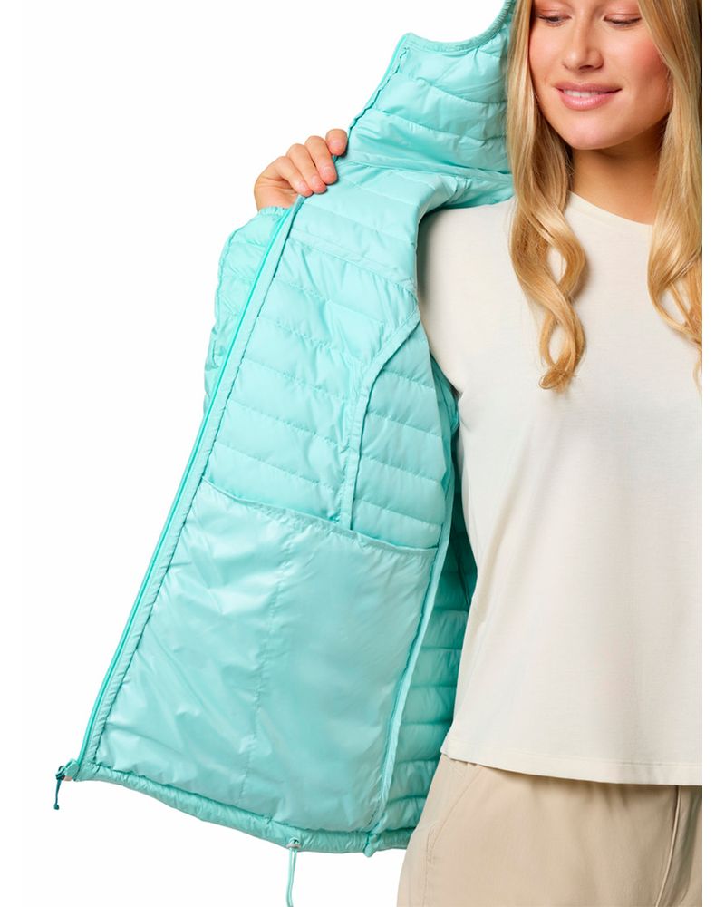Parka-Mujer-Silver-Falls-II-Hoodie-Verde-Columbia