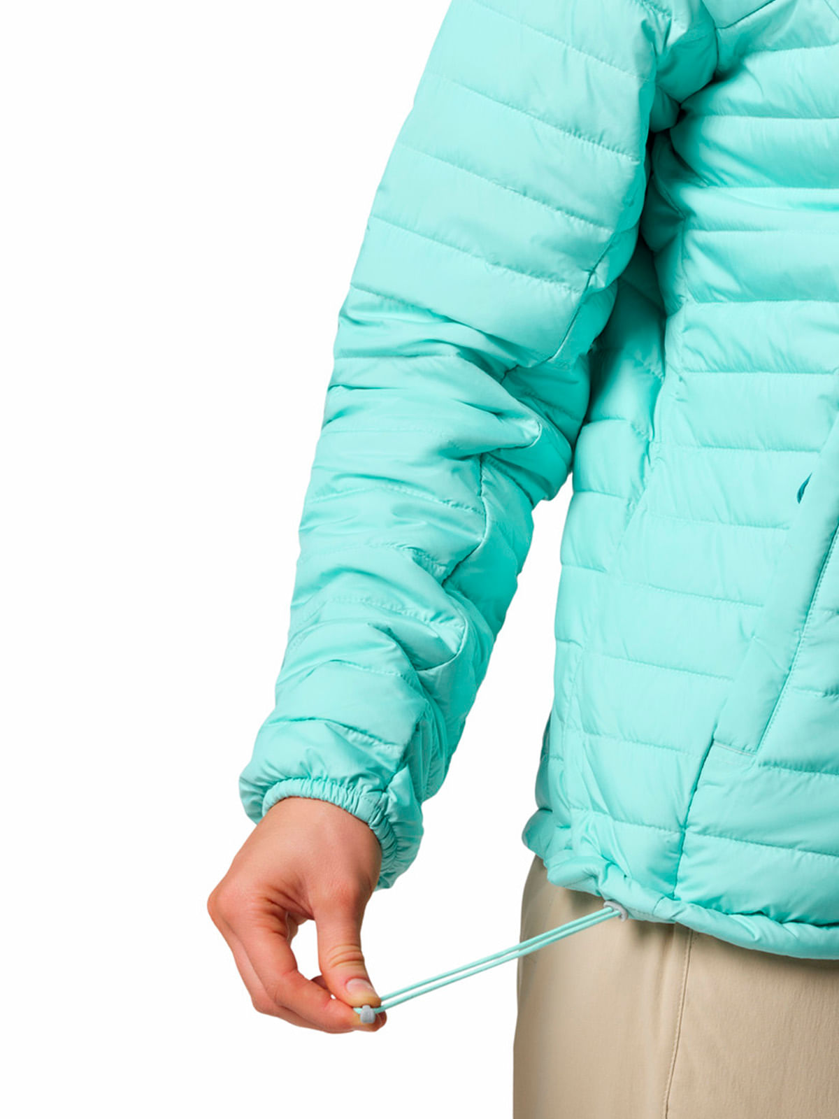 Parka Mujer Silver Falls II Hoodie Verde Columbia
