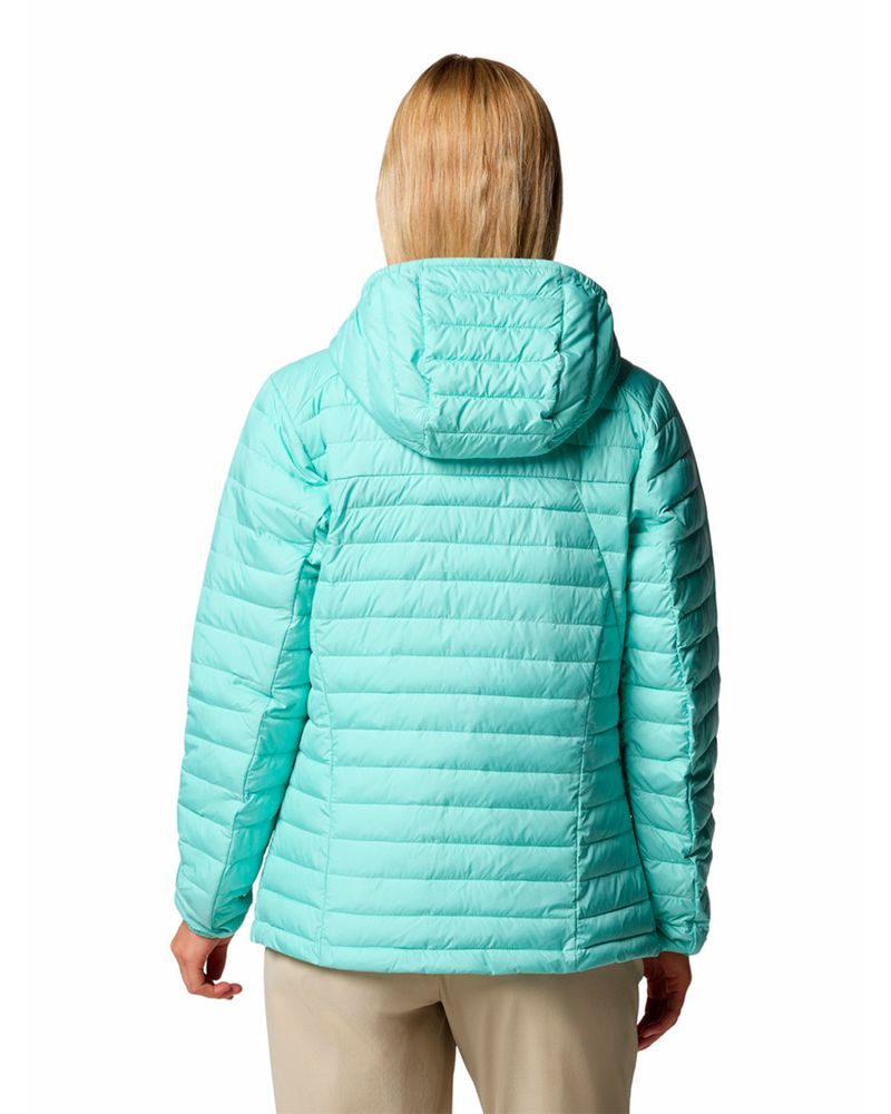 Parka-Mujer-Silver-Falls-II-Hoodie-Verde-Columbia