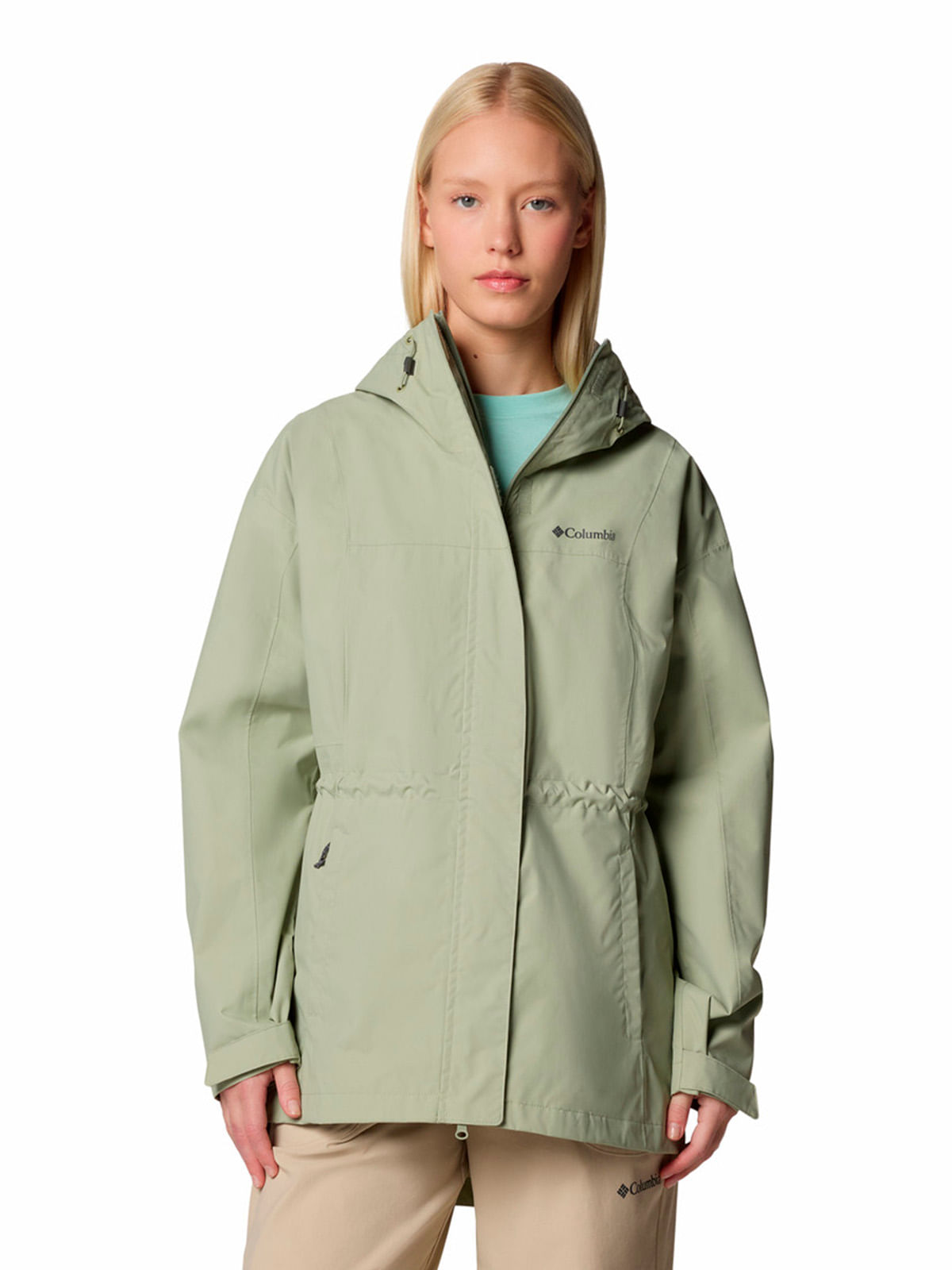 Cortaviento Mujer Hikebound II Long Beige Columbia