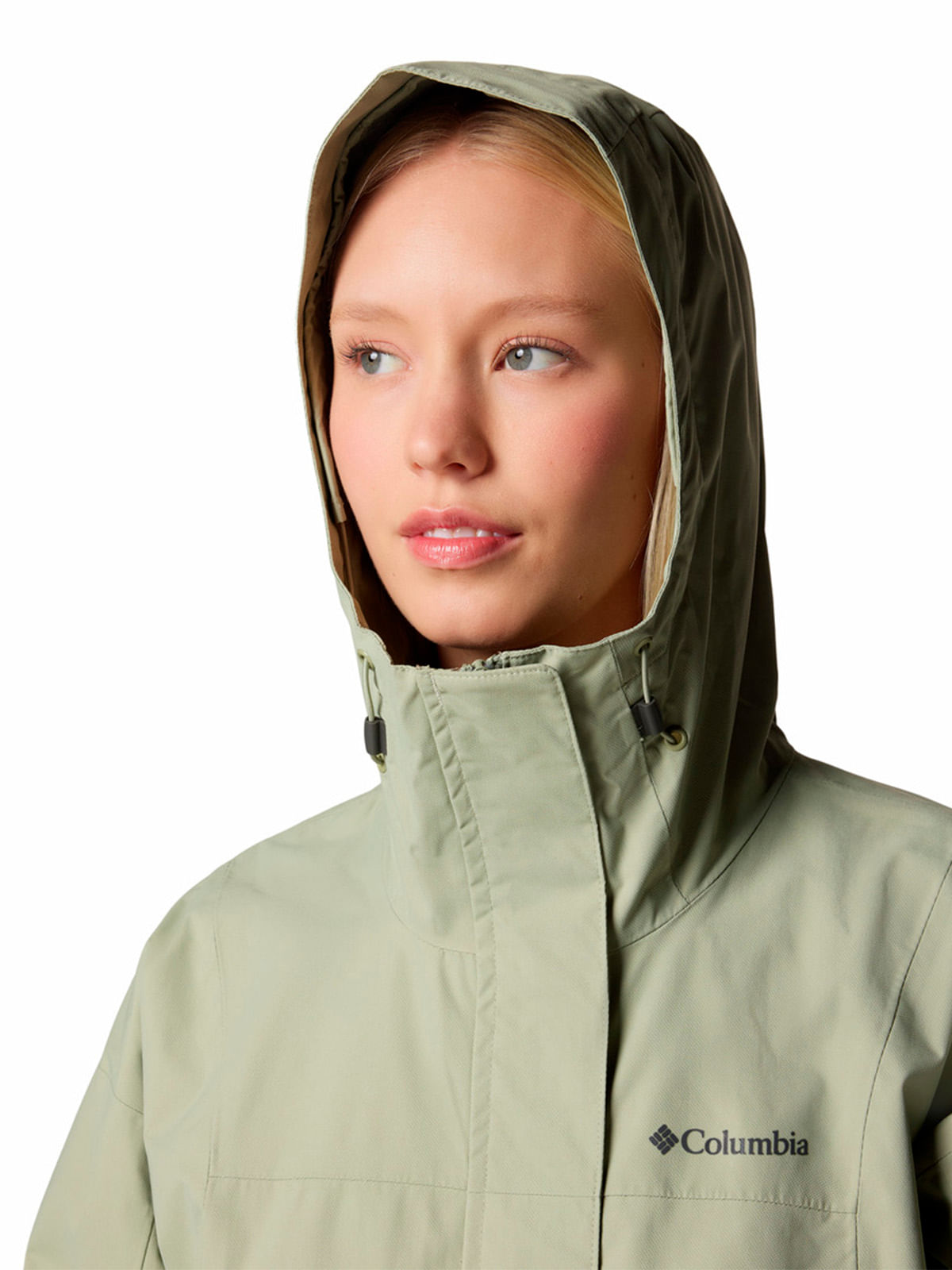 Cortaviento Mujer Hikebound II Long Beige Columbia