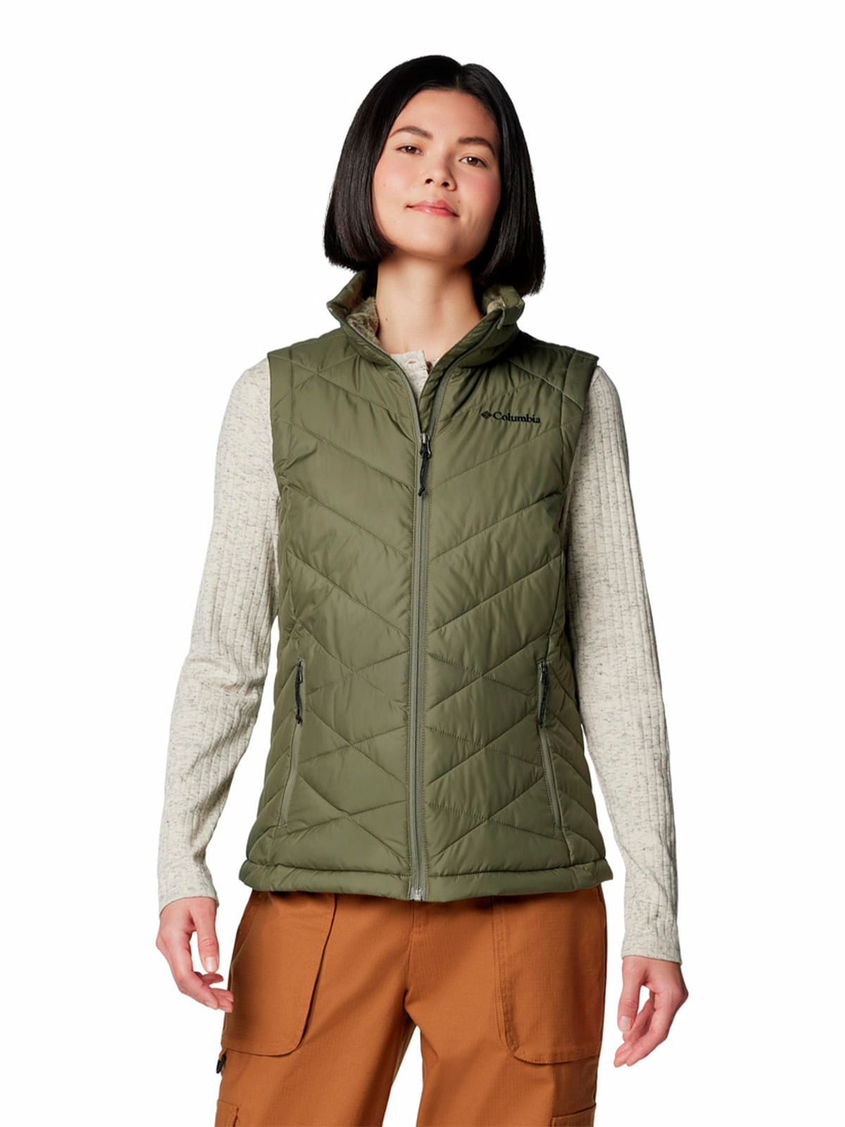 Parka Sin Mangas Mujer Heavenly II Gris Columbia