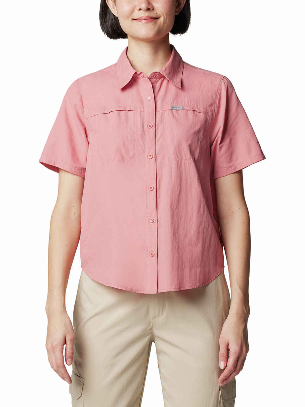 Blusa Manga Corta Mujer Silver Ridge 3.0 Rosado Columbia