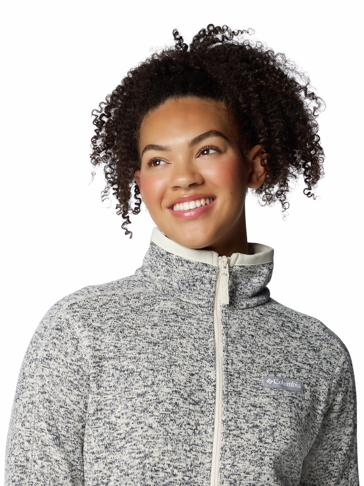 Polar Mujer Sweater Weather II Full Zip Blanco Columbia