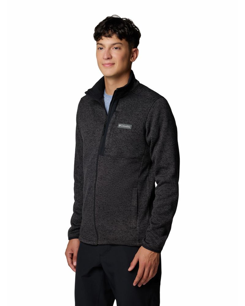 Polar-Hombre-Sweater-Weather-Full-Zip-Negro-Columbia