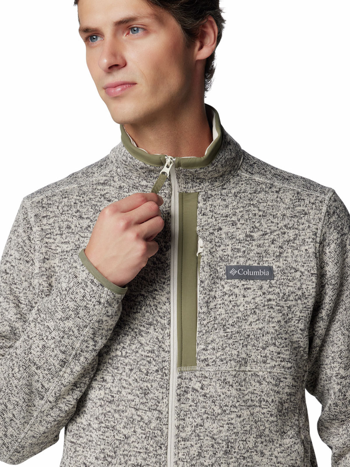 Polar Hombre Sweater Weather Full Zip Beige Columbia