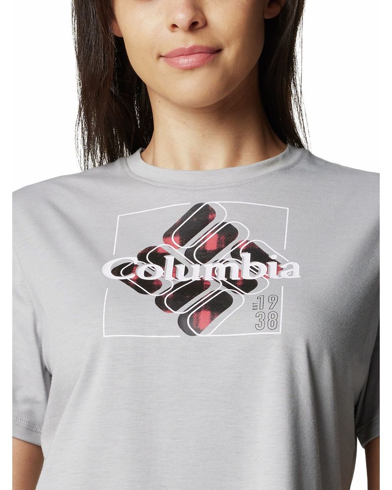 Polera-Manga-Corta-Mujer-Sun-Trek-Graphic-Gris-Columbia