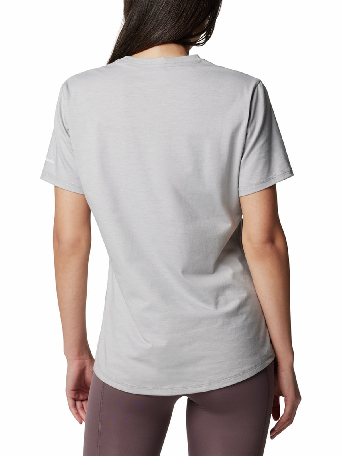 Polera Manga Corta Mujer Sun Trek Graphic Gris Columbia