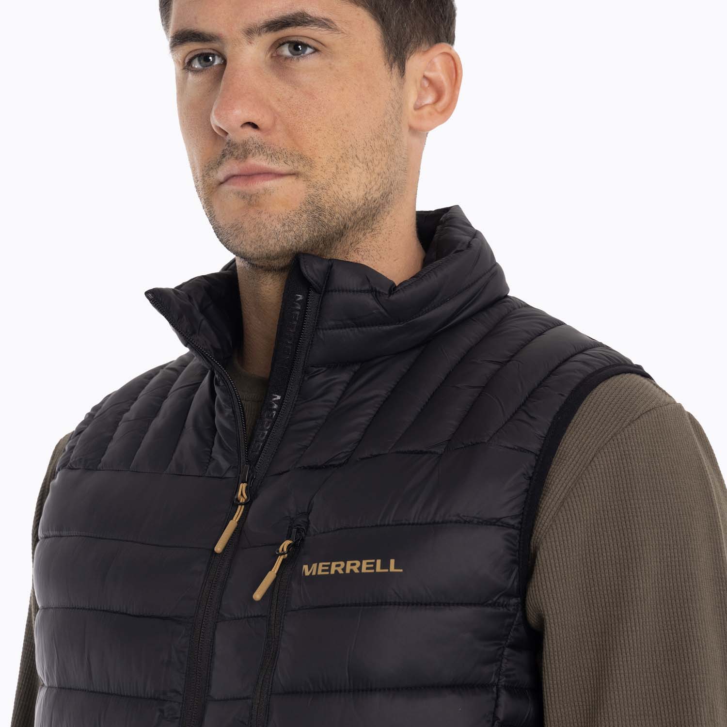 Parka Sin Mangas Hombre Full Zipper Merrell