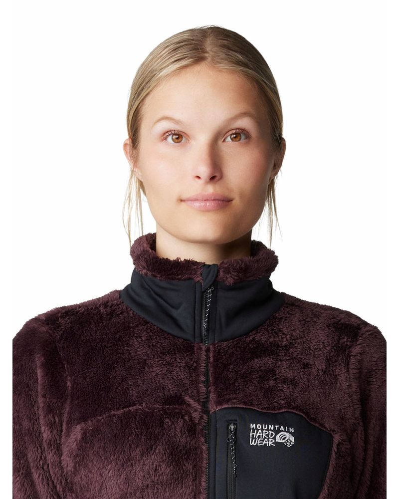 Polar-Mujer-Polartec-High-Loft-Morado-Mountain-Hardwear