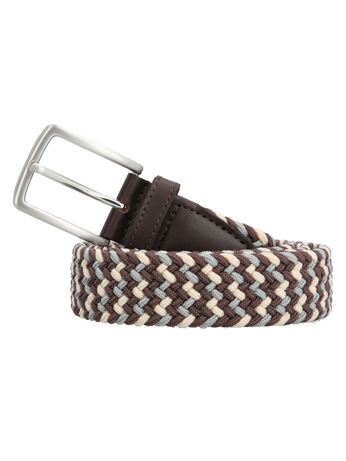 Cinturón Elasticado Hombre Rf Talbot Café Rockford