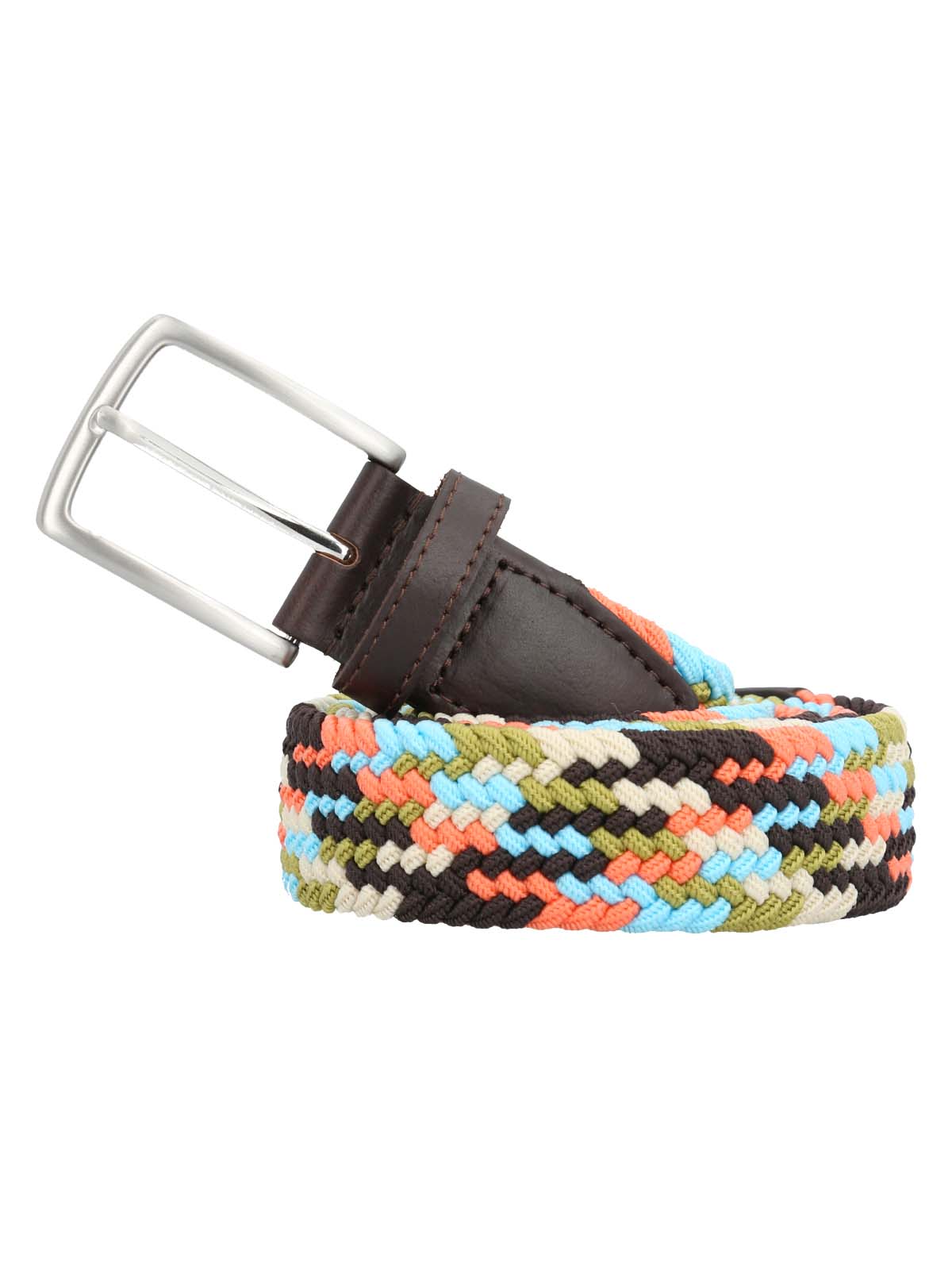 Cinturón Elasticado Hombre Rf Taney Café Rockford