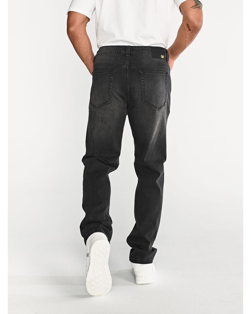 Jeans-Rectos-Hombre-Tribllend-Stretch-Gris-Cat