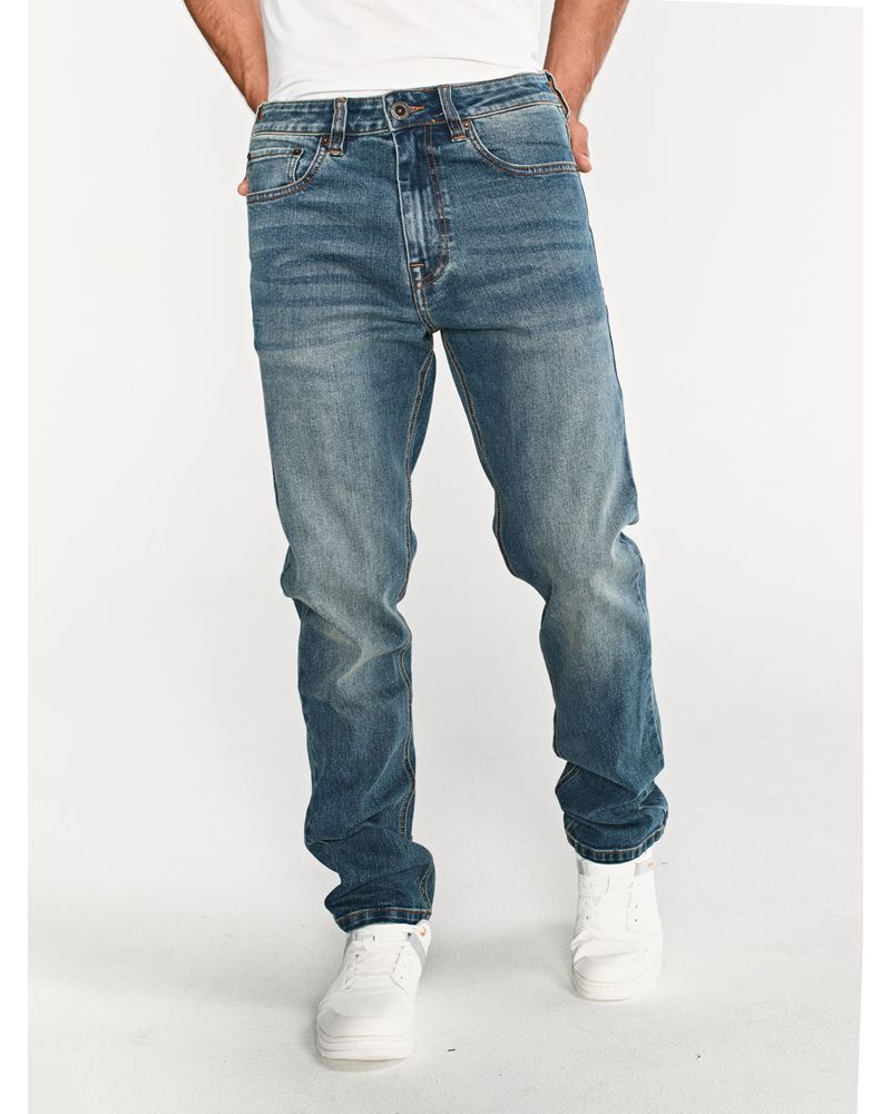 Jeans-Rectos-Hombre-Eco-Stretch-Azul-Cat