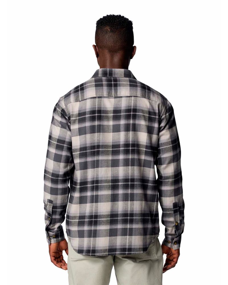 Camisa-Manga-Larga-Hombre-Cornell-Woods-Negro-Columbia