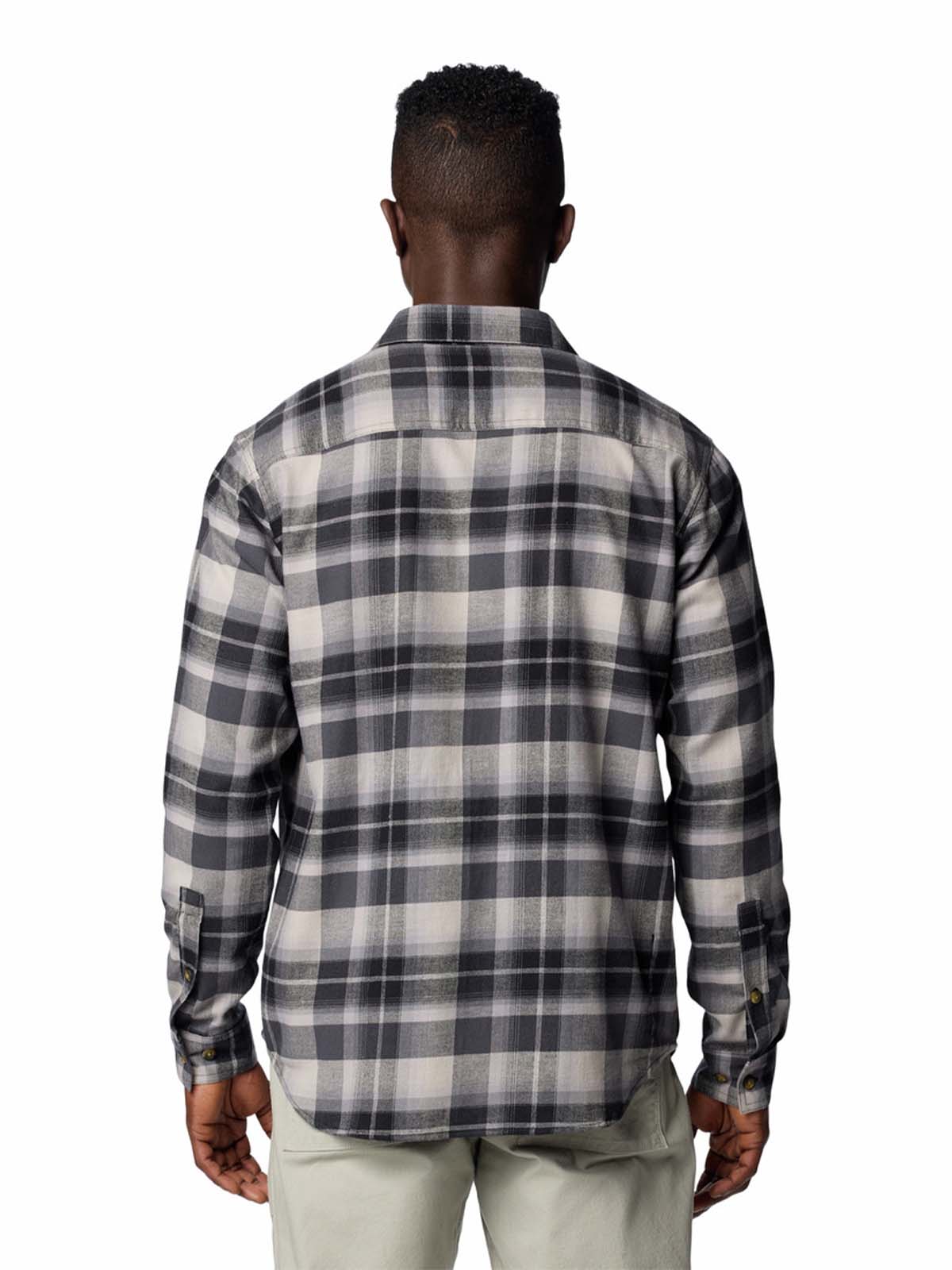 Camisa Manga Larga Hombre Cornell Woods Negro Columbia