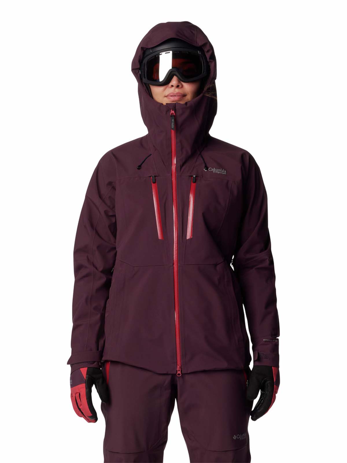 Cortaviento Mujer Platinum Peak II 3L Ski Morado Columbia