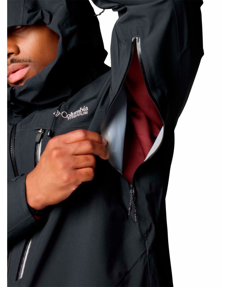 Cortaviento-Hombre-Platinum-II-3L-Ski-Negro-Columbia