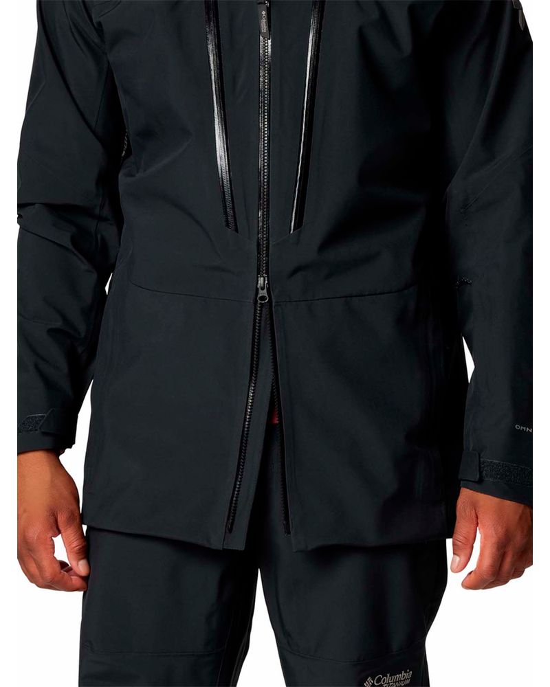 Cortaviento-Hombre-Platinum-II-3L-Ski-Negro-Columbia