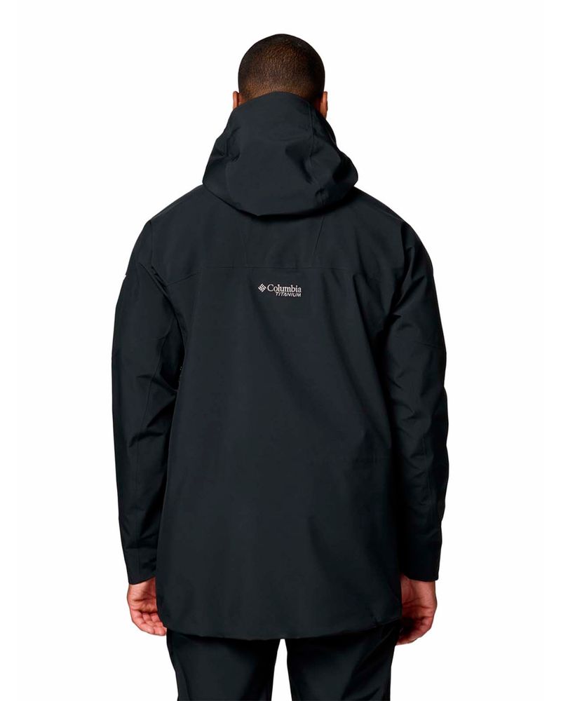 Cortaviento-Hombre-Platinum-II-3L-Ski-Negro-Columbia