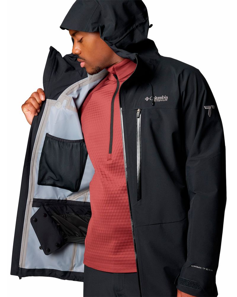 Cortaviento-Hombre-Platinum-II-3L-Ski-Negro-Columbia