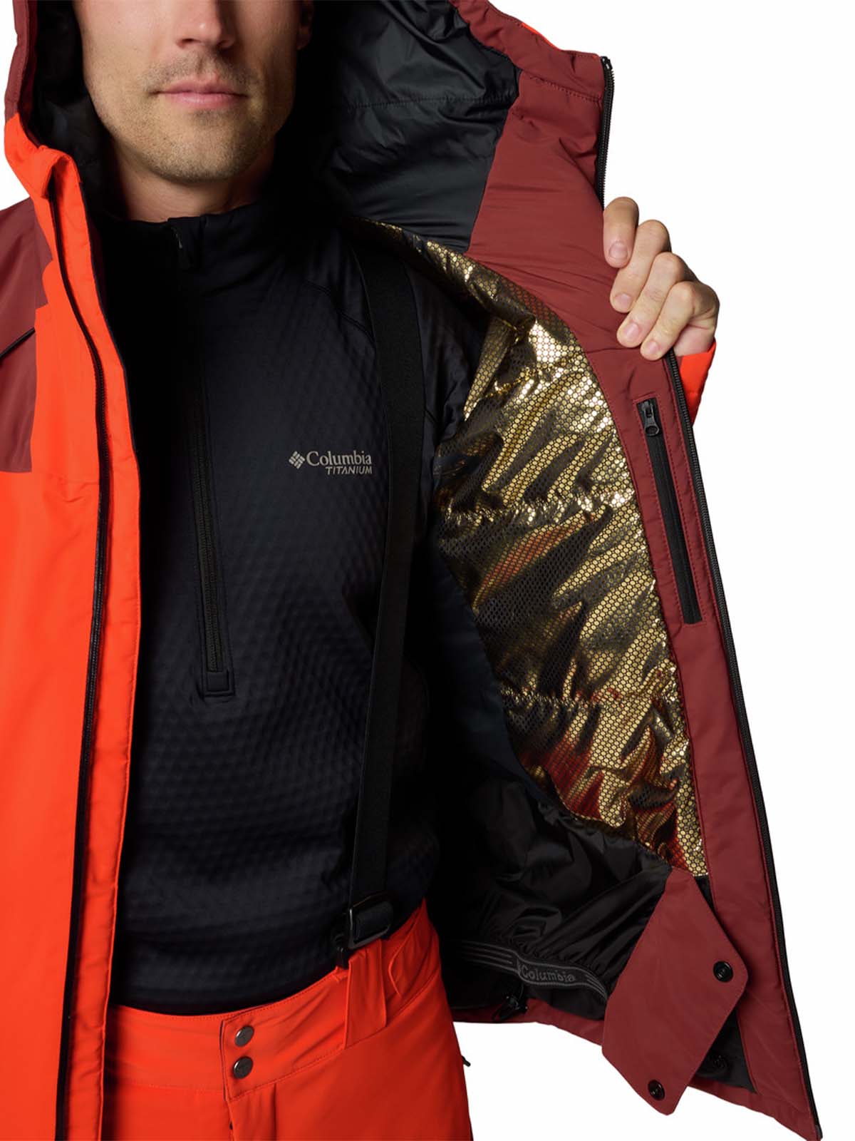 Parka Hombre Cirque Bowl Ski Rojo Columbia