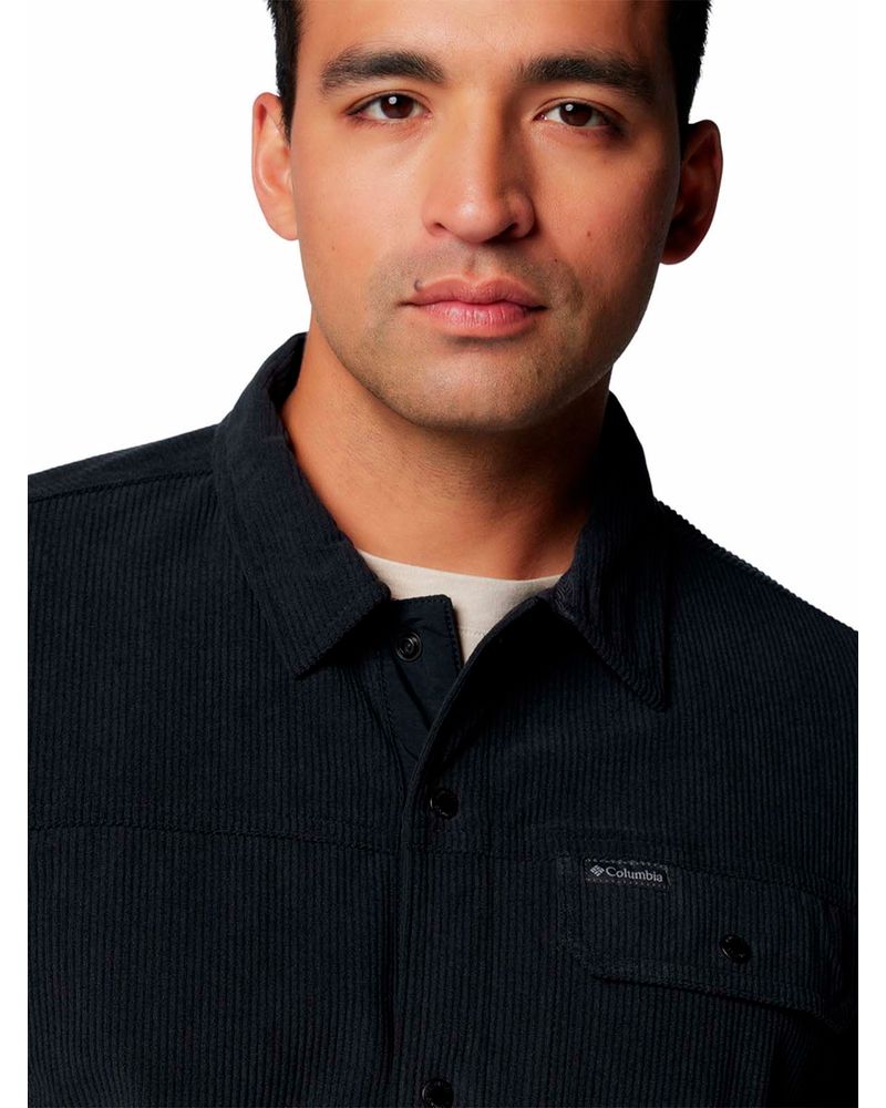 Camisa-Manga-Larga-Hombre-Flare-Gun-Negro-Columbia