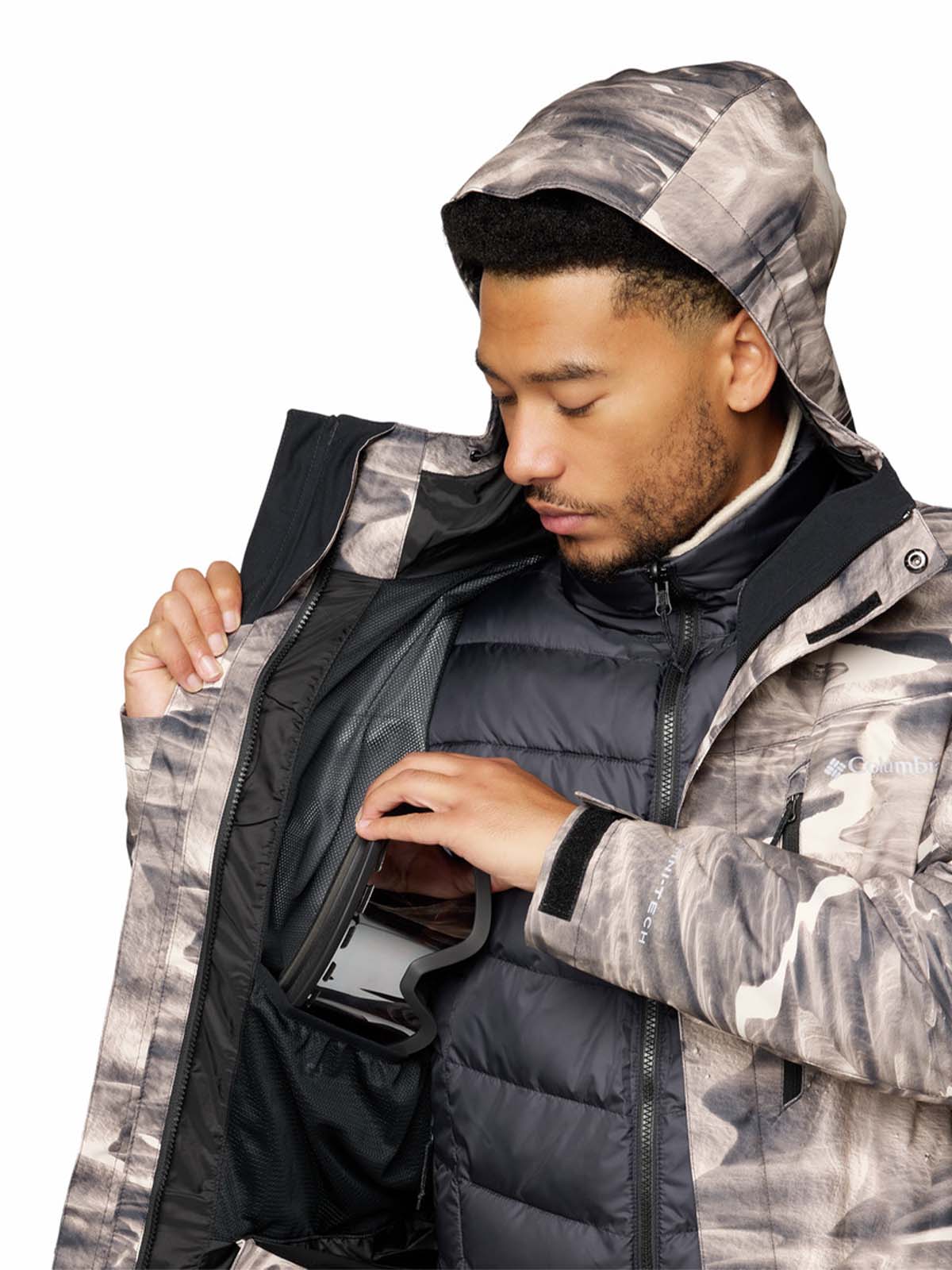 Parka Hombre Whirlibird V Ski Gris Columbia