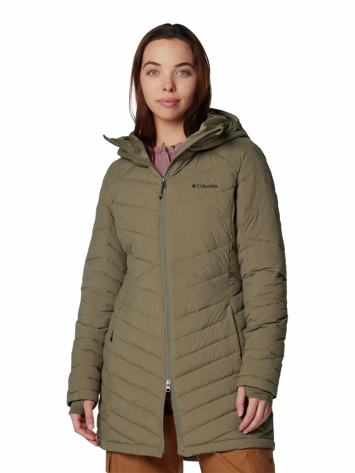 Parka Columbia Mujer Larga Parka Mujer Joy Peak Ii Mid Gris