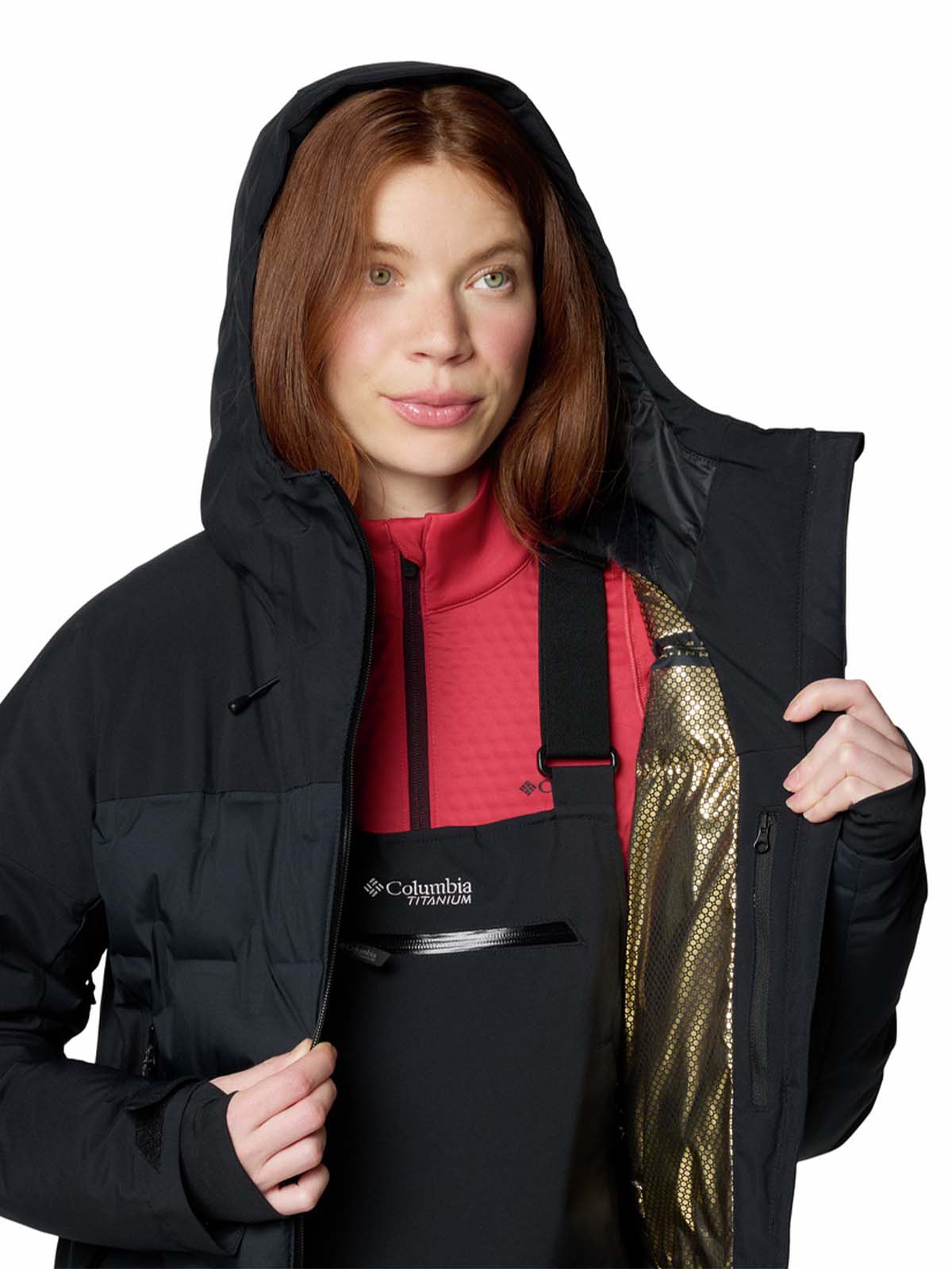Parka Mujer Wildcard IV Down Ski Negro Columbia