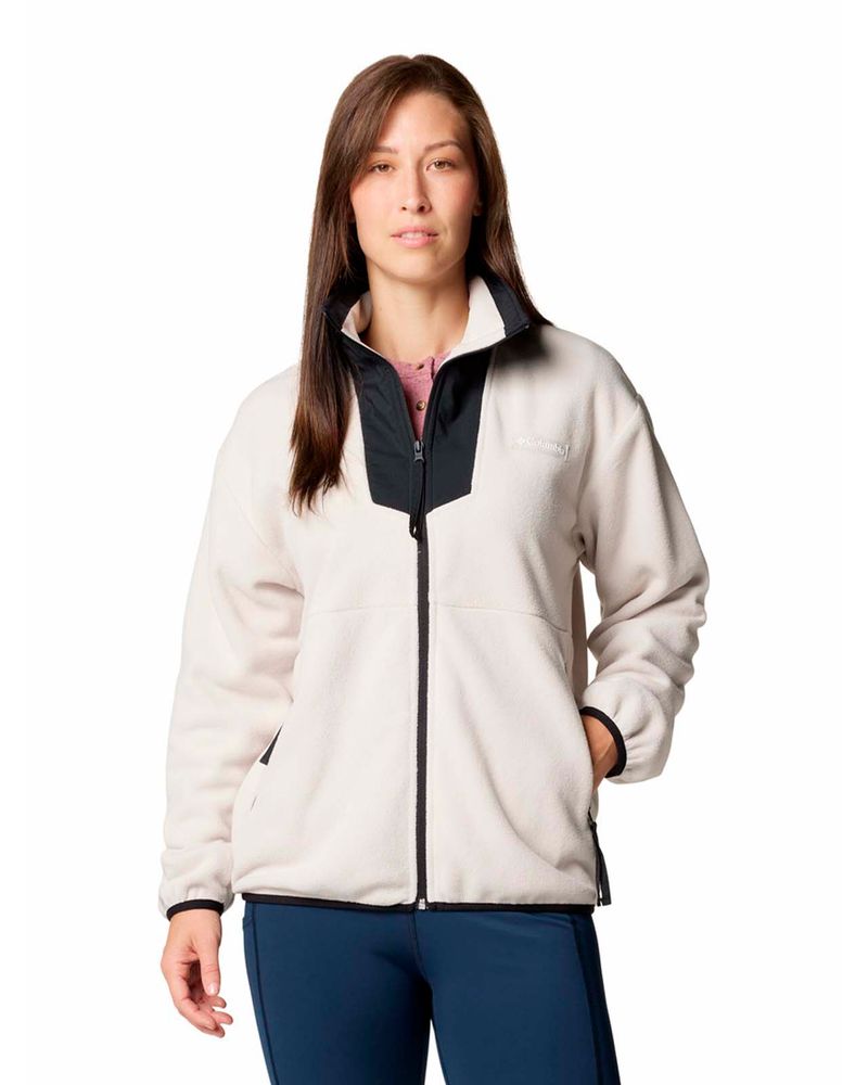 Polar-Mujer-Sequoia-Grove-Full-Zip-Gris-Columbia