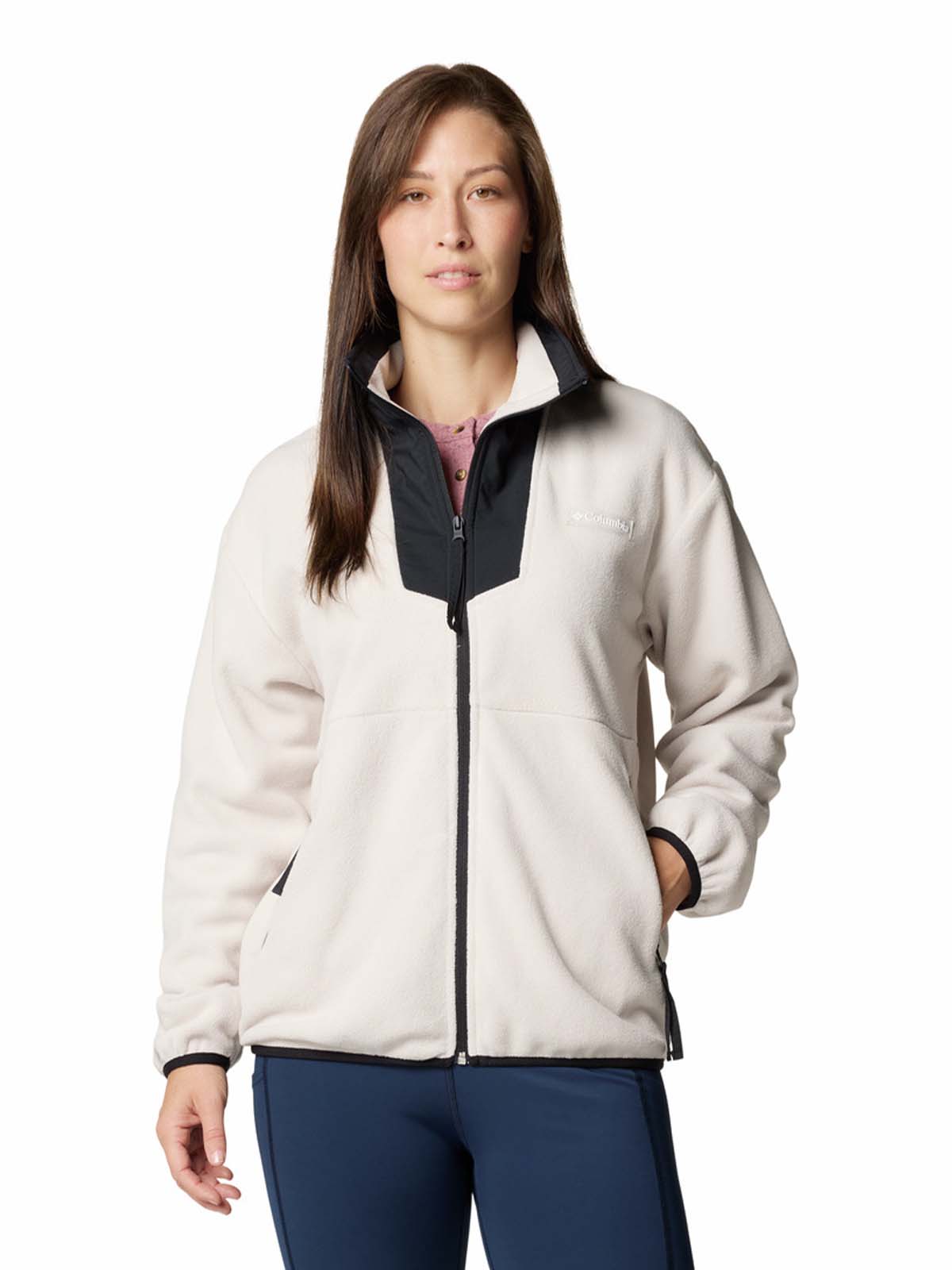 Polar Mujer Sequoia Grove Full Zip Gris Columbia
