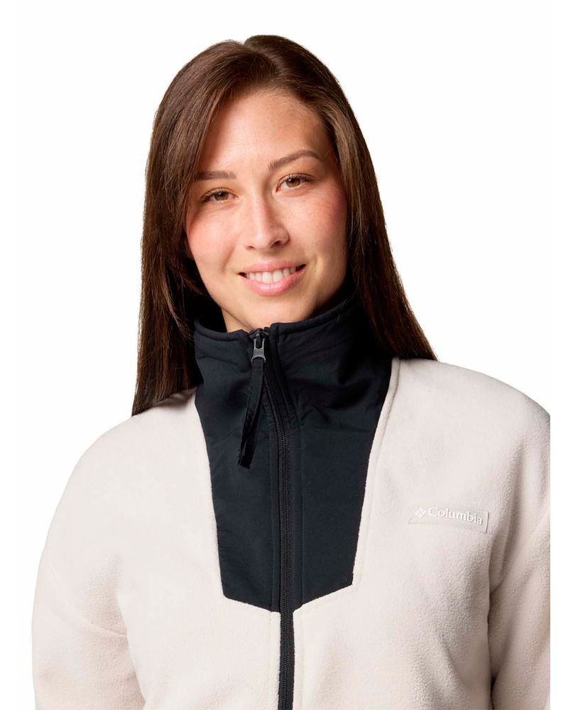 Polar-Mujer-Sequoia-Grove-Full-Zip-Gris-Columbia